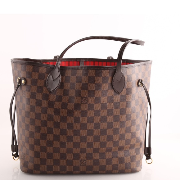 Louis Vuitton Handbags - louis vuitton neverfull damier authentic
